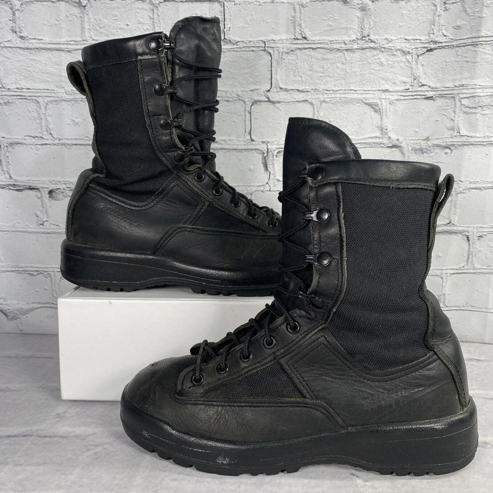 Belleville 770V 200g Insulated Waterproof Black Work Boots Size 6 XW Gore-Tex‎
